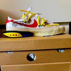 nike blazer low off white